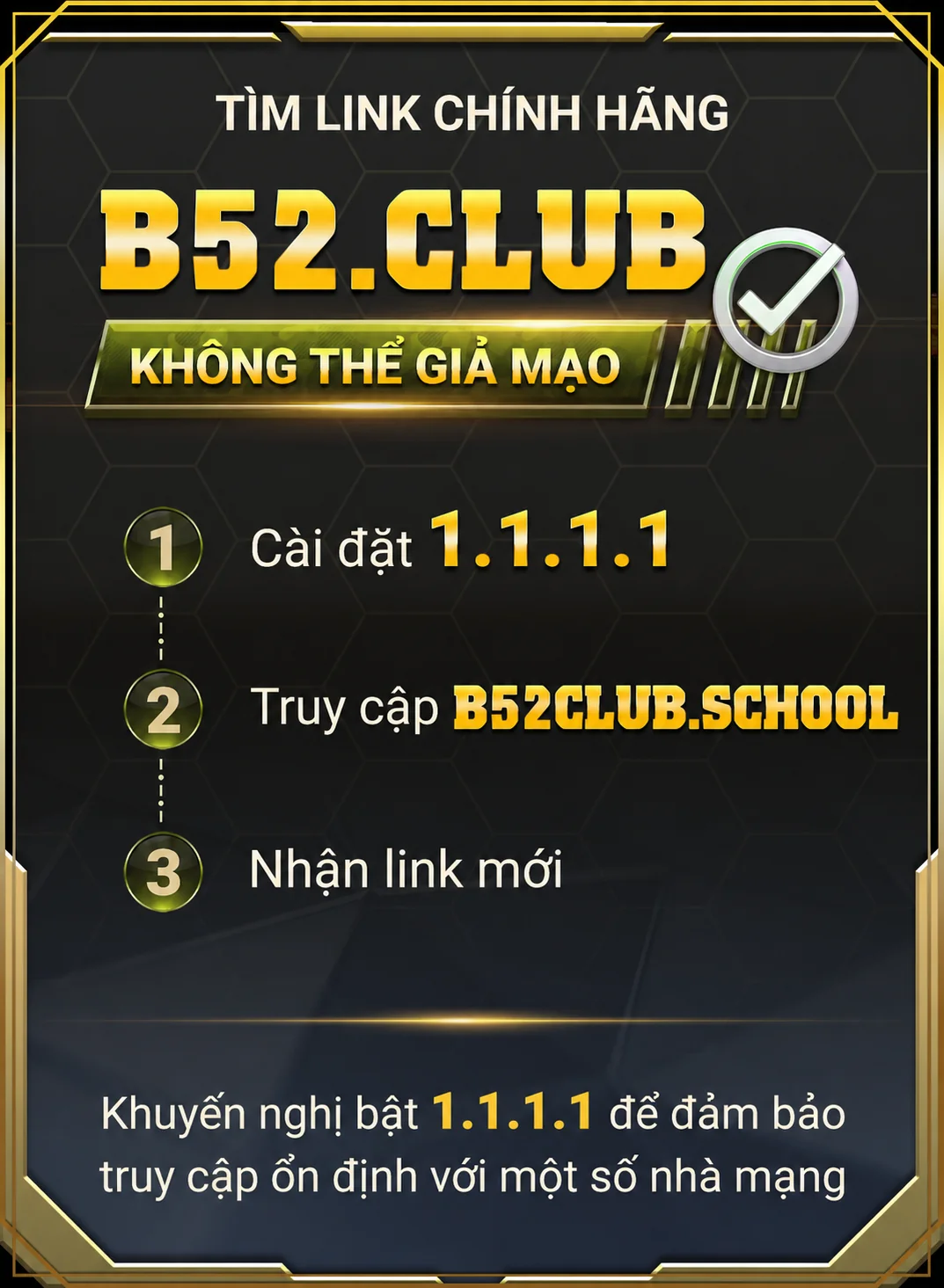 Link truy cập chính hãng B52Club